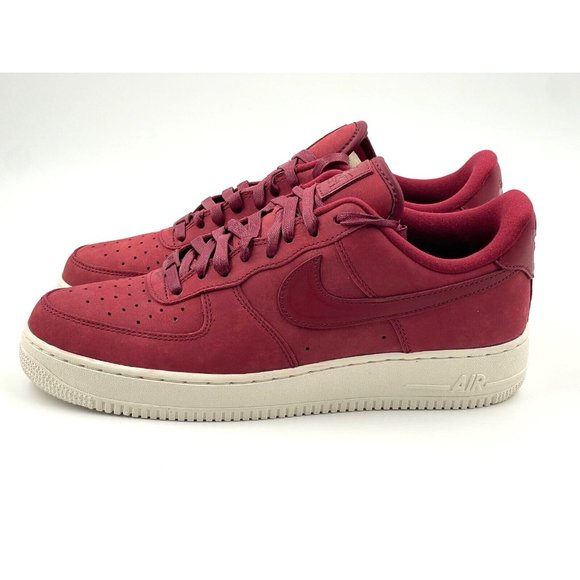 NEW Women's Size 12 Nike Air Force 1 Low Premium 'Team Red' DR9503 600 Sail AF1 - Picture 1 of 6